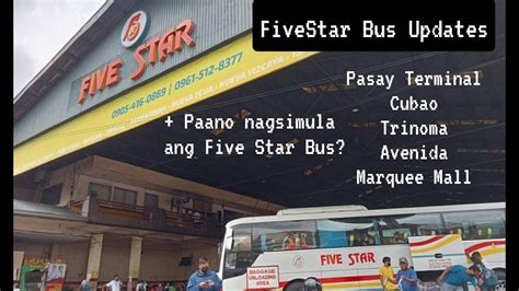 cubao bus terminal update today|Five Star Pasay .